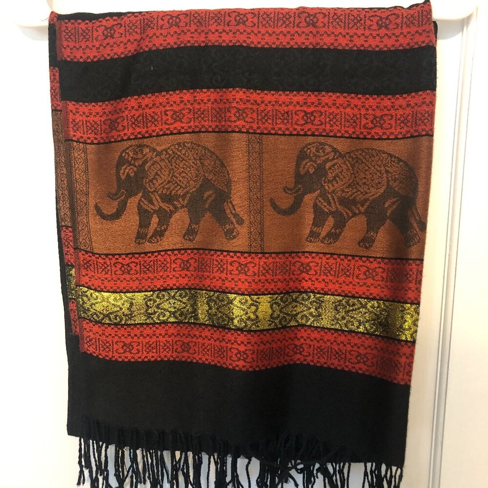 Pashmina Black Scarf